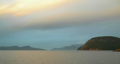 [IMAGE] San Juan Islands at dusk