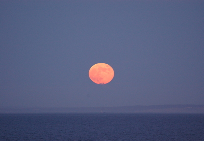 [IMAGE] June moon rising