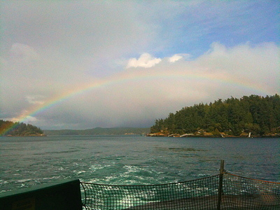 [IMAGE] rainbow from ferry